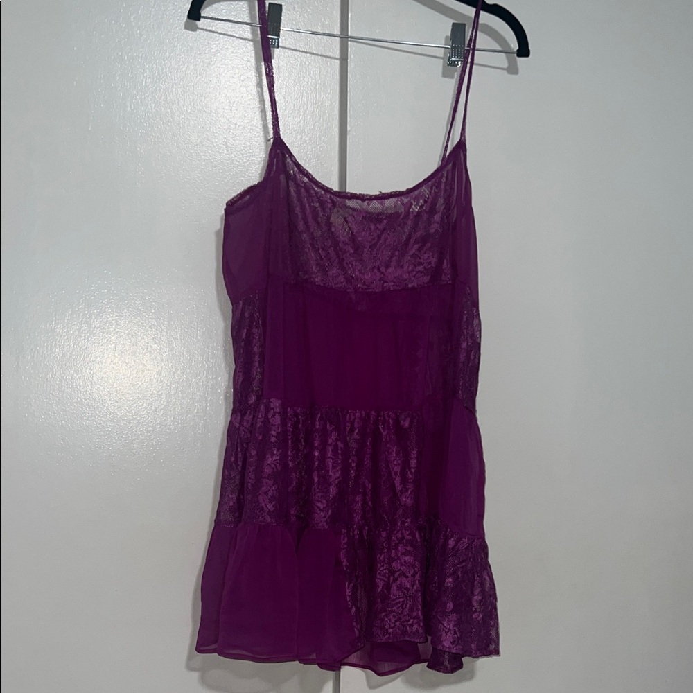 Free People Purple Chemise